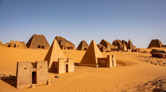 Photo of Meroe pyramids