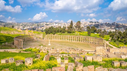 Photo of Jerash ruins