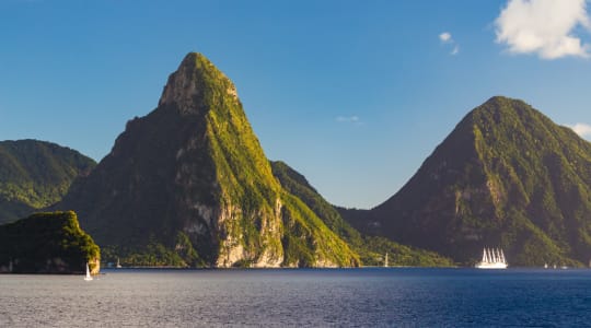 Photo of Pitons mountains
