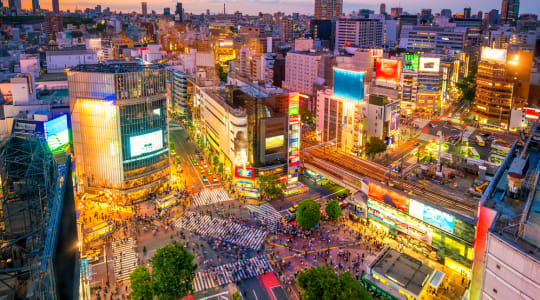 Photo of Shibuya Crossing