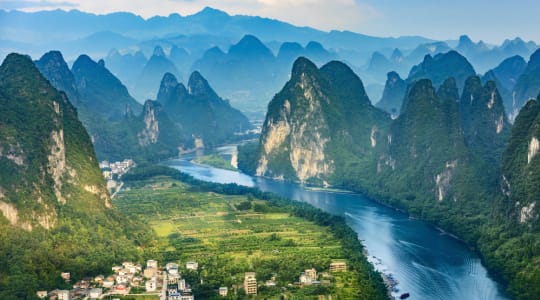 Photo of South China Karst  (Li river)