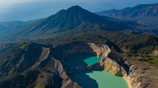 Photo of Kelimutu volcano