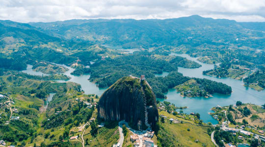 Photo of Guatape mountain