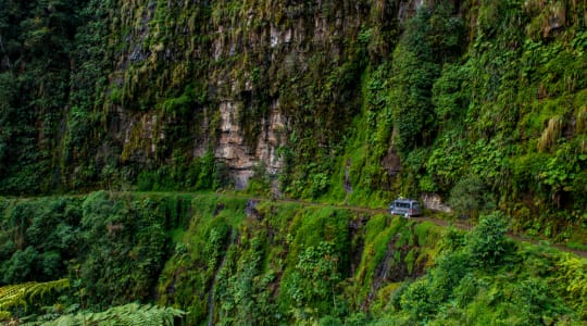 Photo of Yungas road