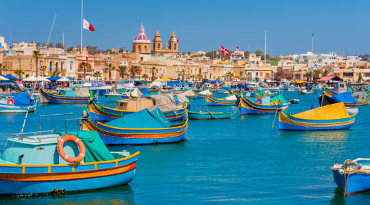 Photo of Marsaxlokk bay