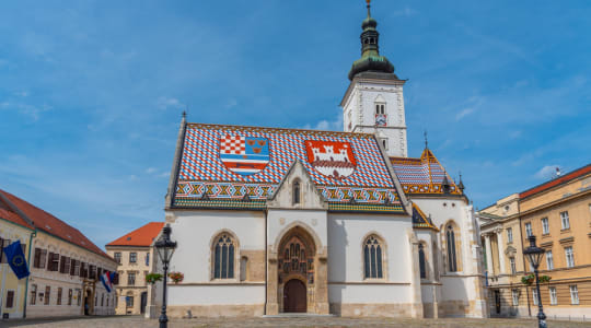 Photo of St. Mark's church Zagreb