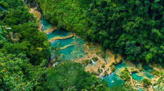 Photo of Semuc Champey waterfall