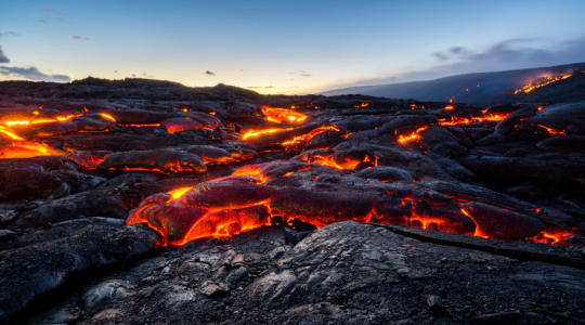 Photo of Kilauea volcano