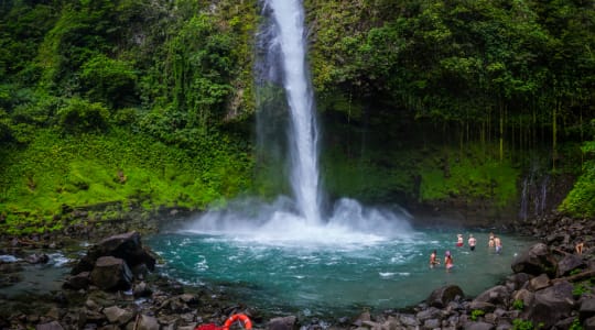 Photo of La Fortuna waterfall