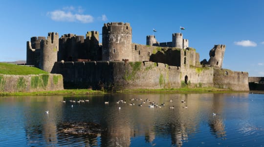 Photo of Caerphilly castle