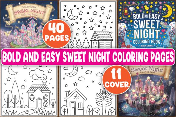 Sweet Night Coloring Pages Preview