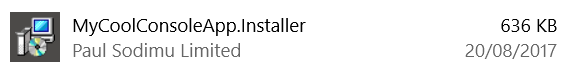 default wix add/remove program icon