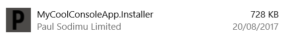 Custom wix add/remove program icon
