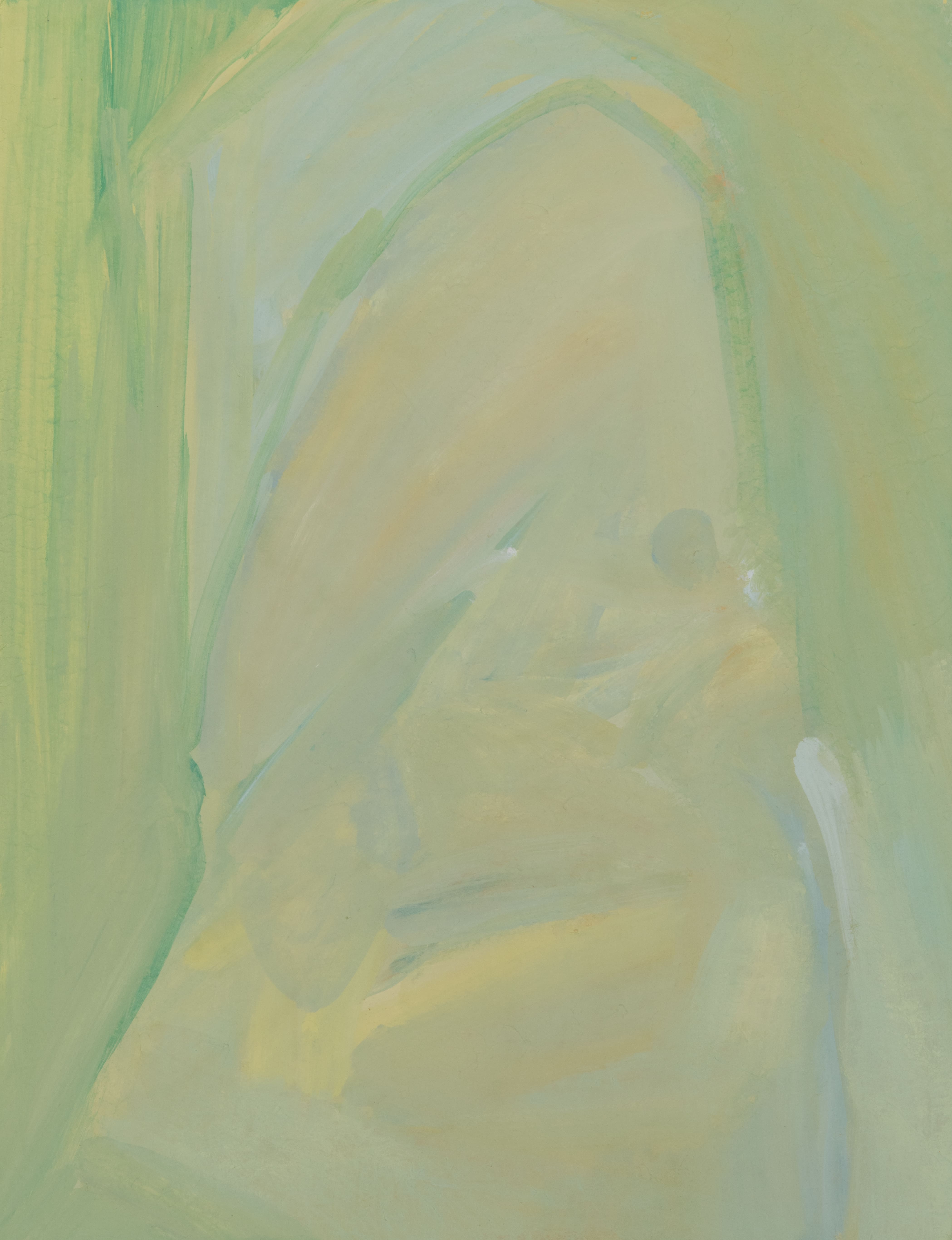 8.Untitled, 30x23cm, pigment on Hanji, 2018.jpg