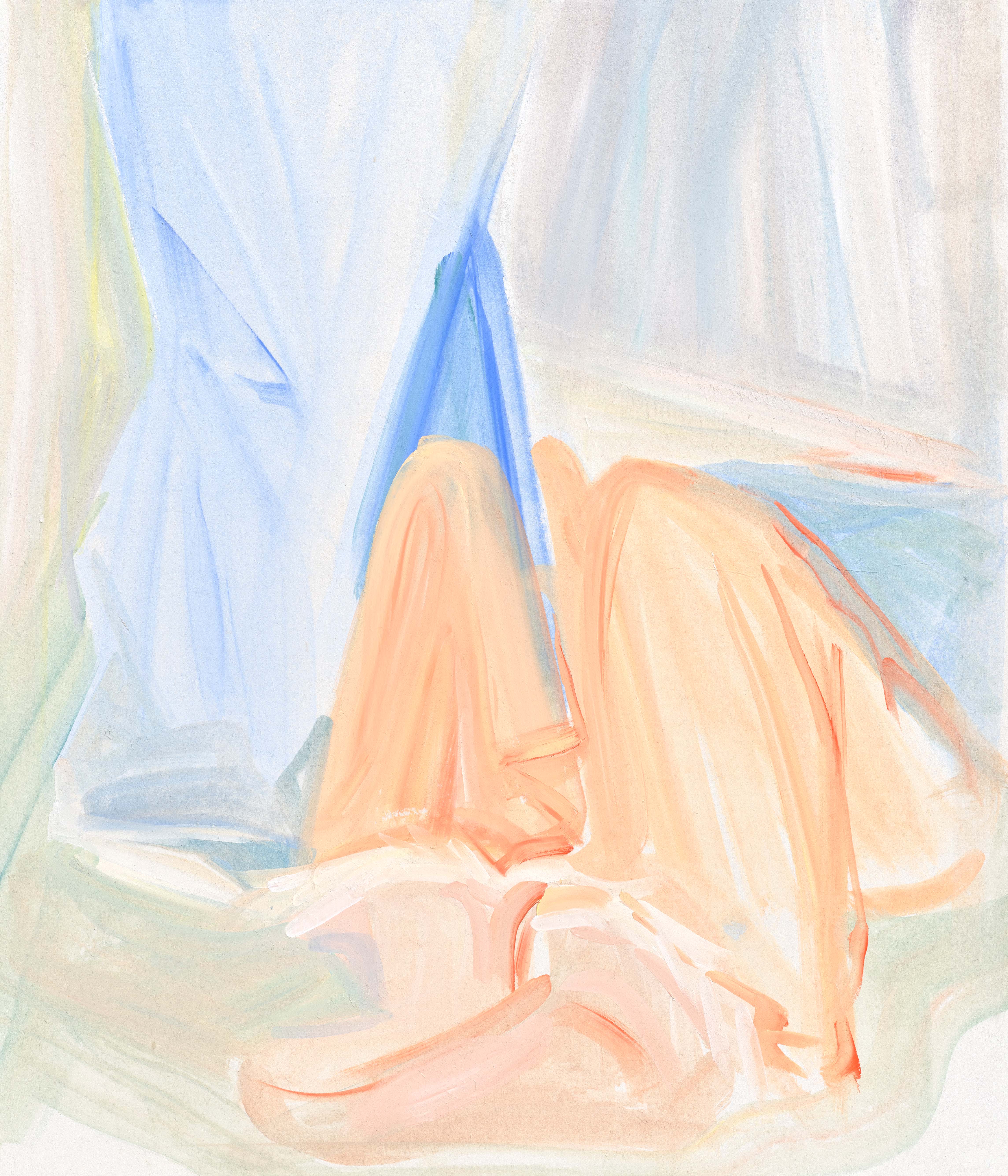 2023, ‘A Co-worker’, 53x45.5cm, pigment on Jangi