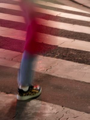 7pm, blur,people,outside, pink,blue,grey,black