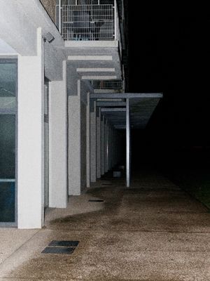 8pm, architecture,outside, brown,black,white,grey