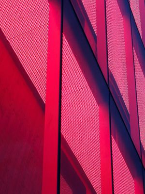 5pm, architecture,outside,neon, red,purple
