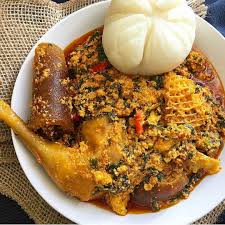 Egusi and swallow