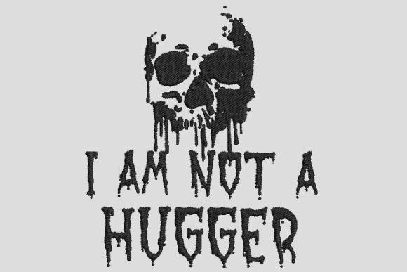 Skeleton Is Not a Hugger Halloween design