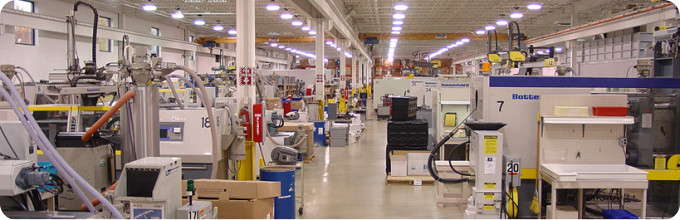injection molding plant