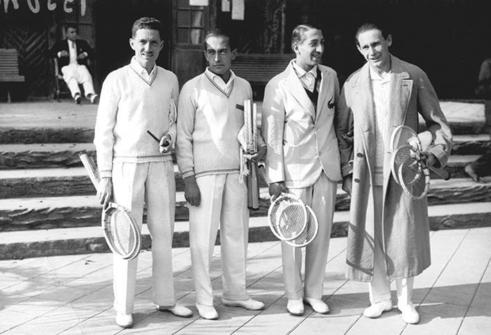 Les 4 Mousquetaires du tennis français