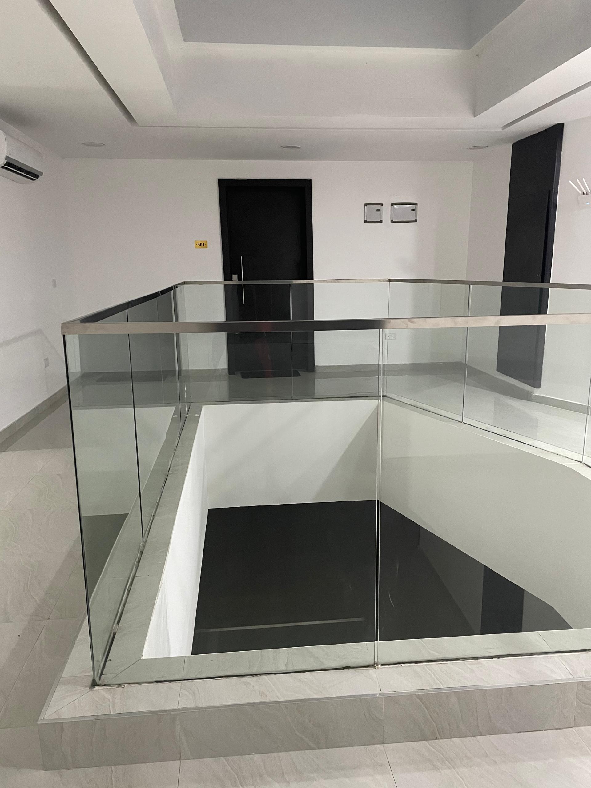 Frameless Atrium Glass Balustrade