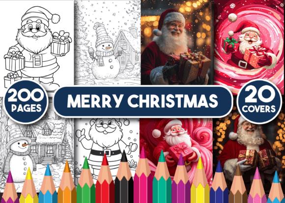 Merry Christmas Coloring Book Cover