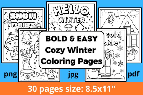 Bold Winter Coloring Pages Collection