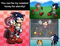 sonic and amy comic! LOL