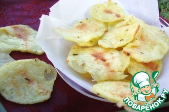 Рецепт: Чипсы в микроволновке