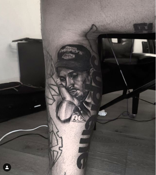 jr smith kobe tattoo