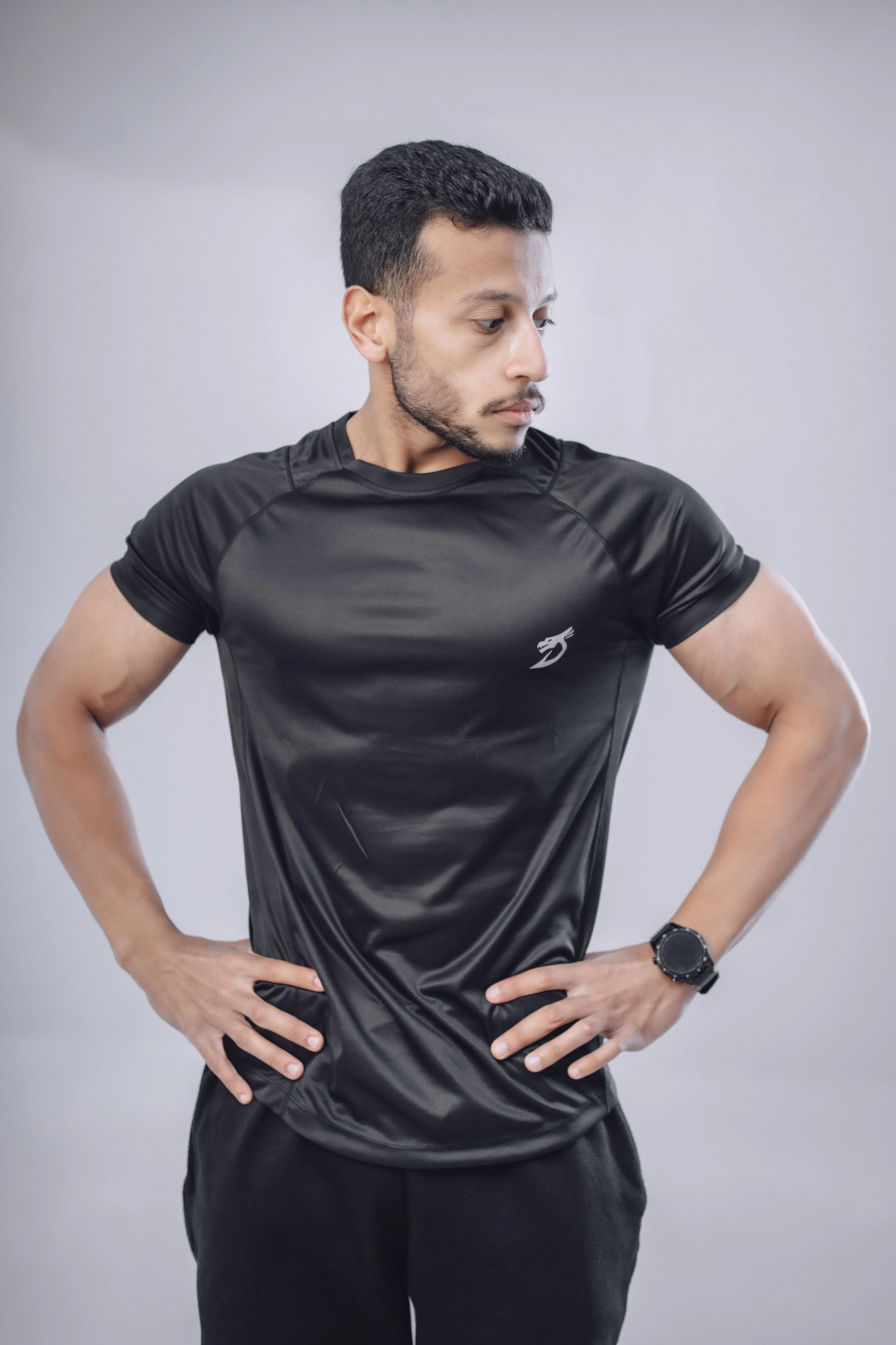 تيشيرت رجالي خامة بوليستر - Dragon Black