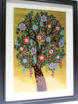 23x17 Tree of Life glass painting