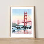 San Francisco Golden Gate Bridge Print