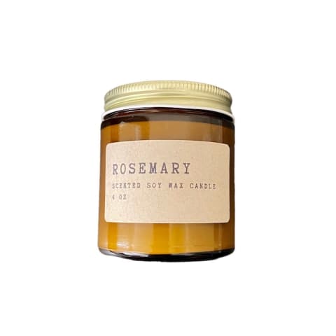 Rosemary Scented Soy Candle