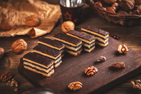 Hungarian gerbeaud cake, is the best hungarian dessert.