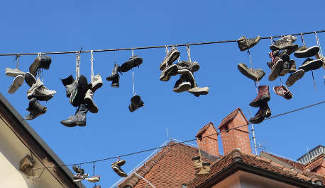 Shoes on the line in ESL land