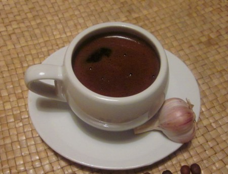 Кофе с чесноком