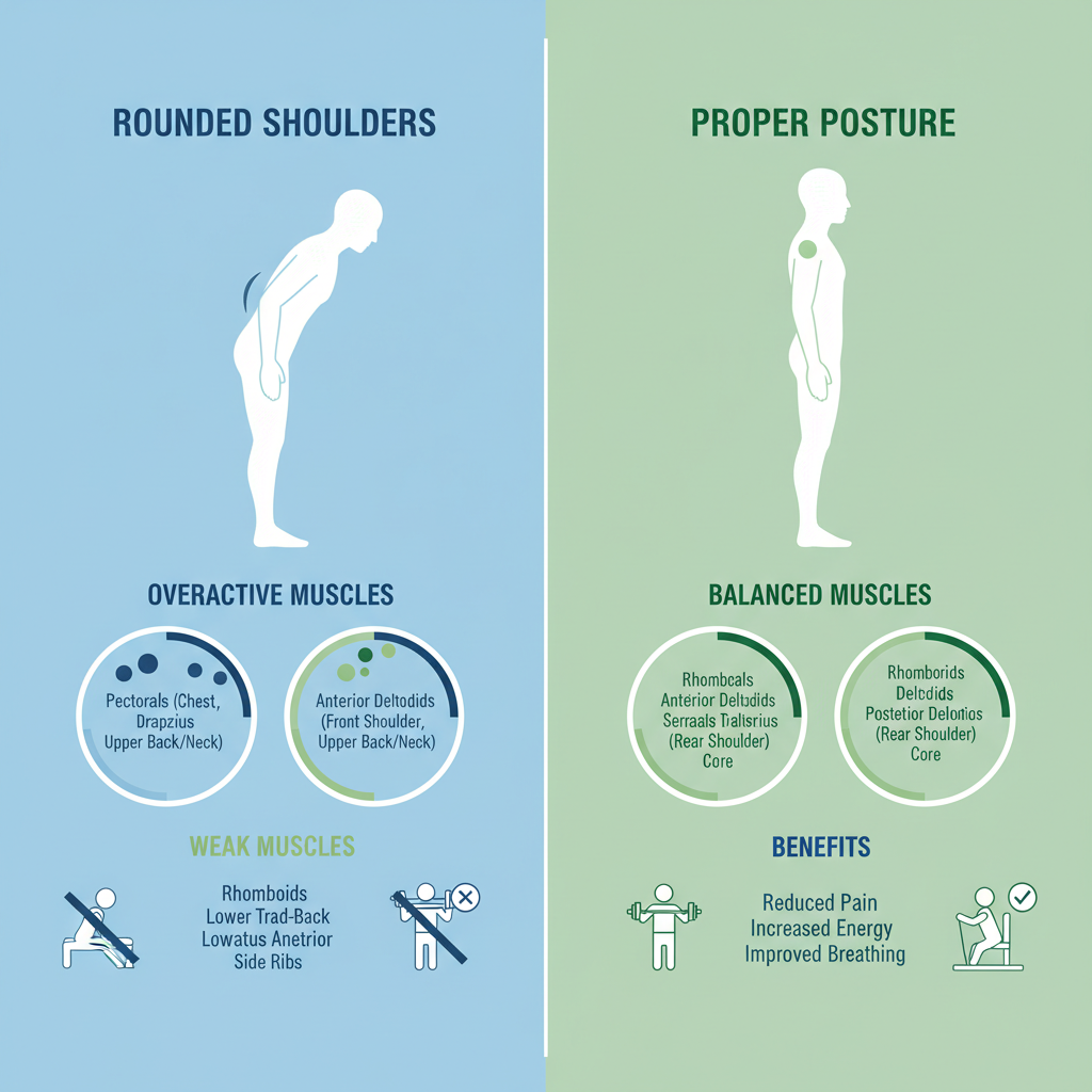 proper desk ergonomics for shoulder posture-how-to-fix-rounded-shoulders-natural-tips