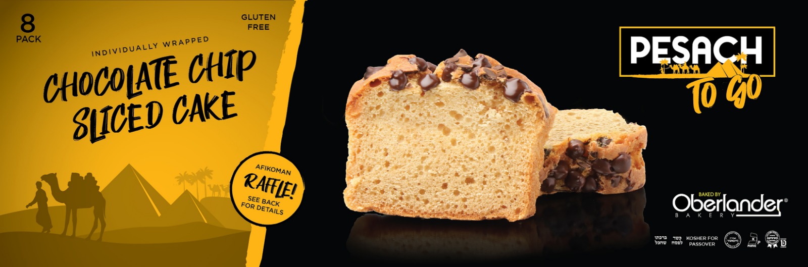 Chocolate Chip Sliced Cake