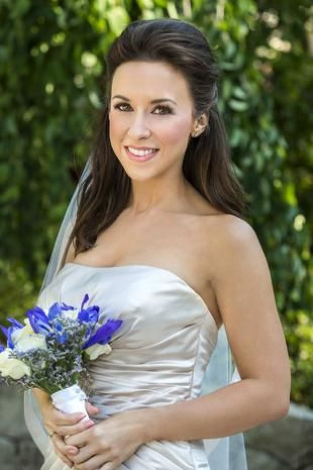 Lacey Chabert on Wedding Dress