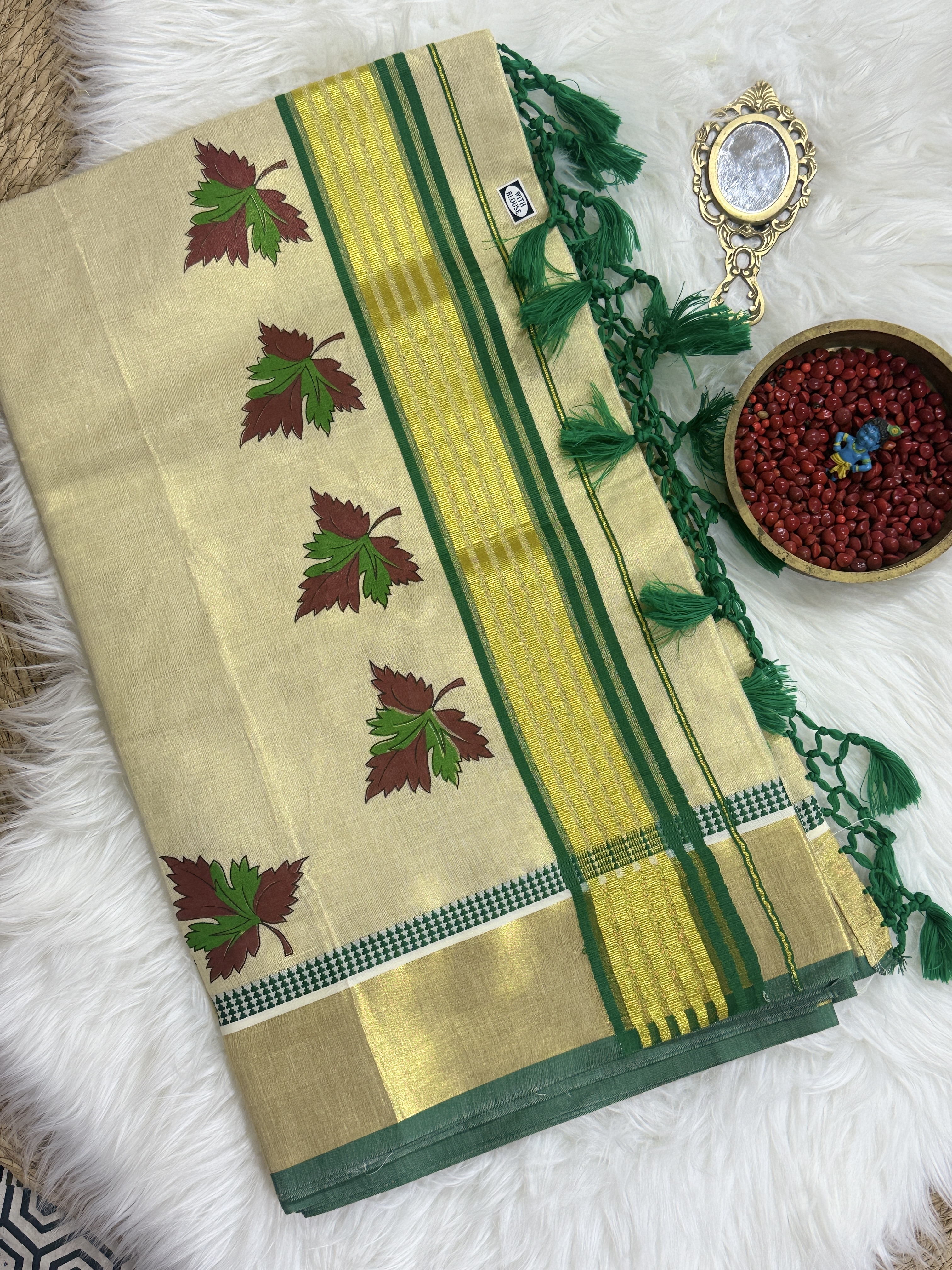 Tissue Saree with Elegant Design