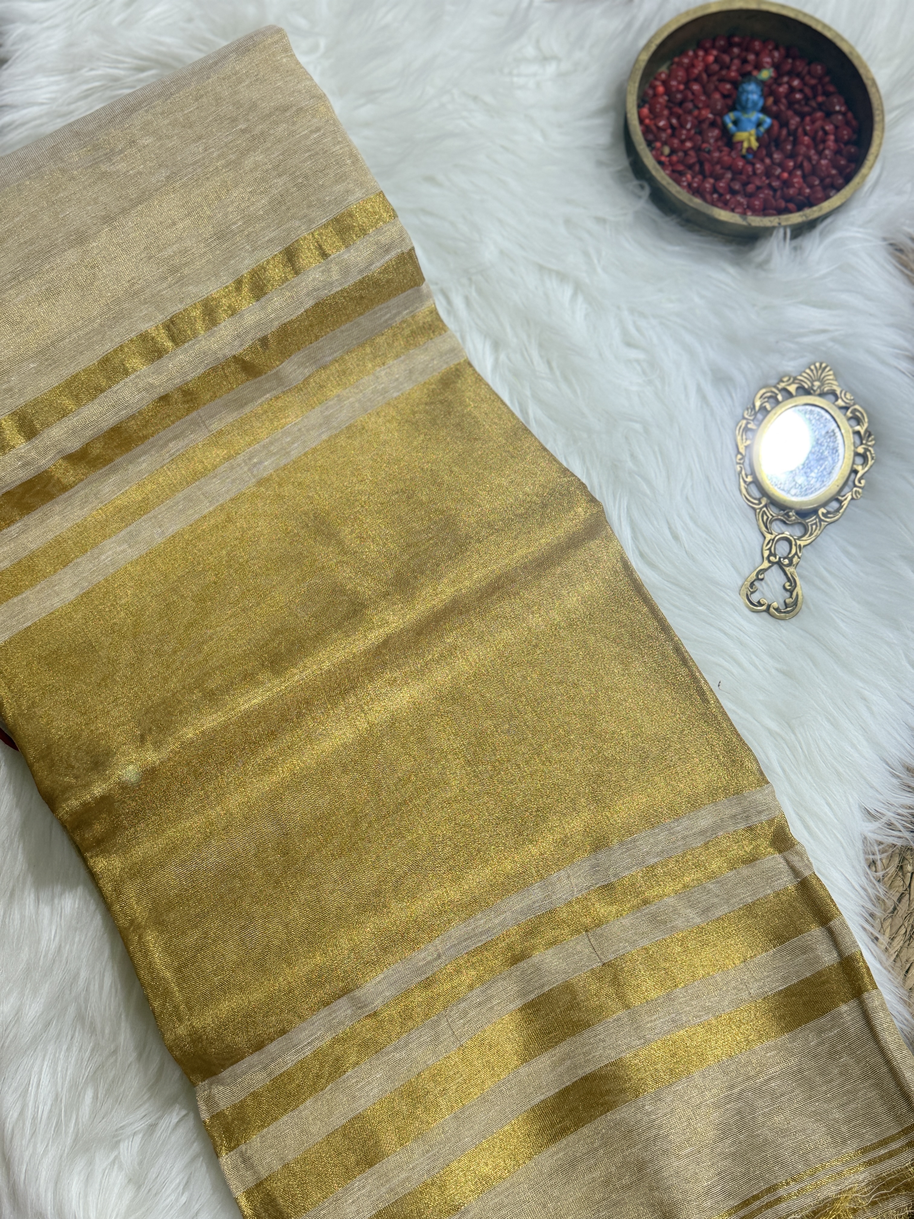 Khadi Cotton Saree with Blouse