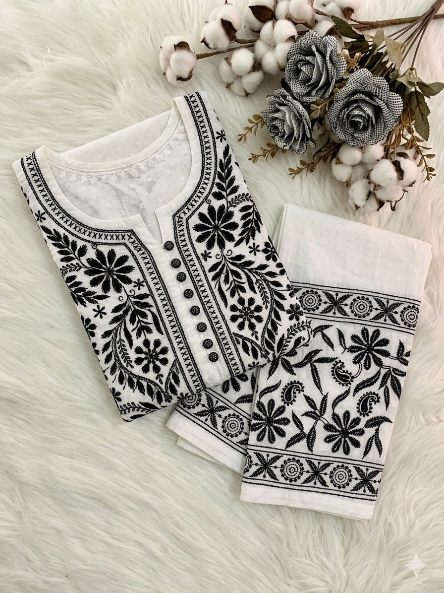 Noor Noir Chikankari