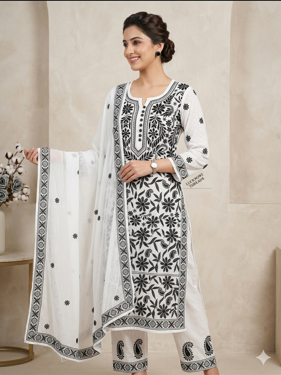 Noor Noir Chikankari