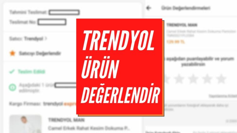 Trendyol Ürün Değerlendirme Nasıl Yapılır? | 5 TL Kazanma
