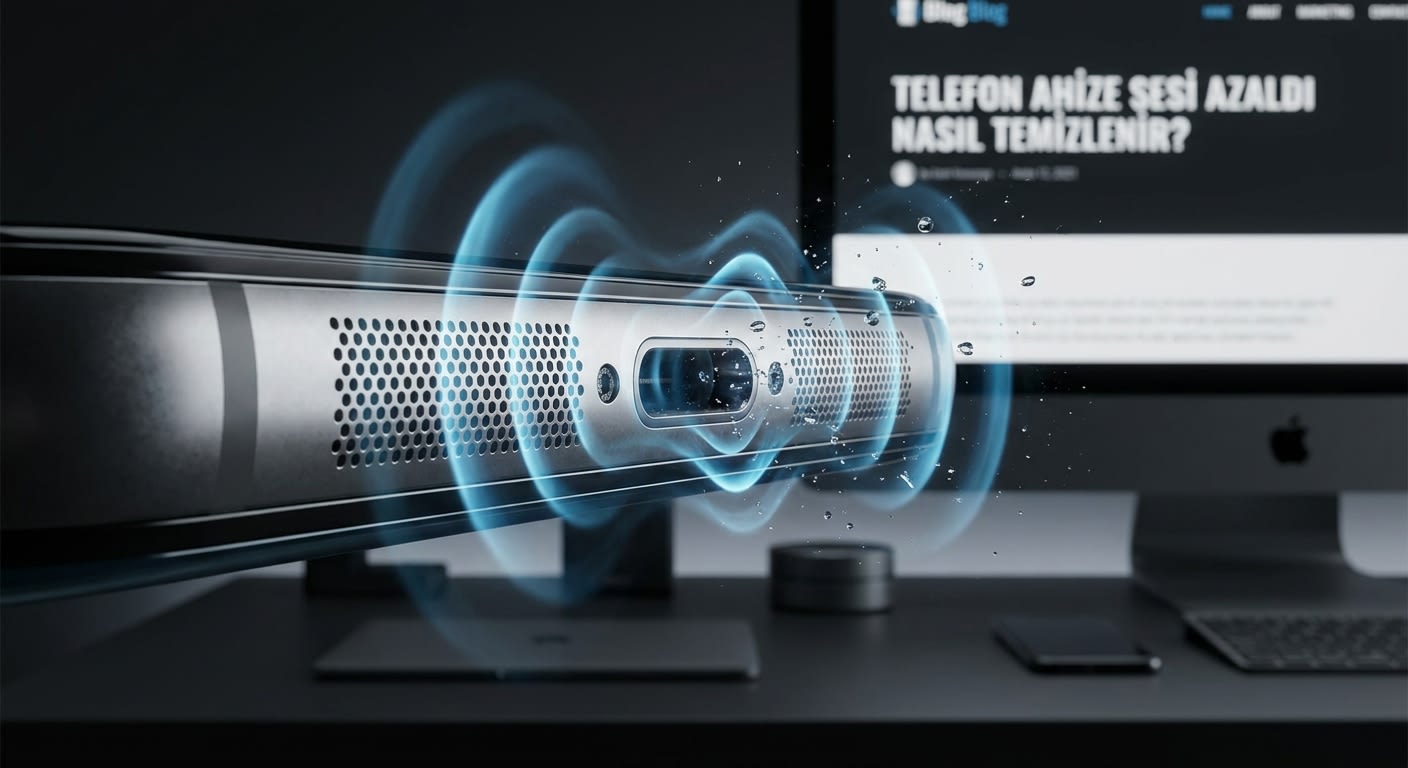 Telefon ahize sesi azaldı nasıl temizlenir?