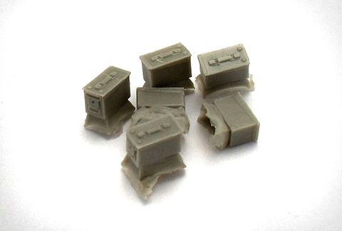 Ammunition box for machine gun band 12,7 mm (US modern), 6 pc
