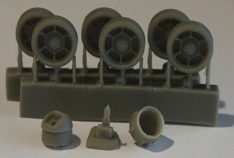 Correction set for Trumpeter kit #01561 Russian KV-1 Model 1939